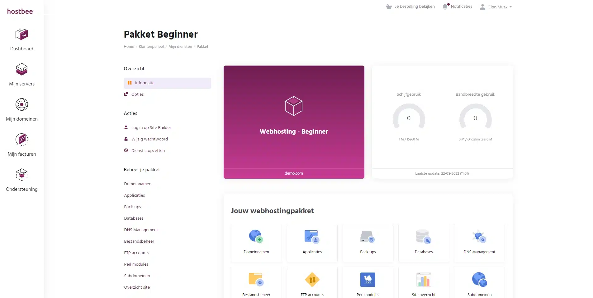 panel de control_webhosting
